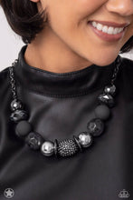 Load image into Gallery viewer, Paparazzi A Warm Welcome - Black Necklace
