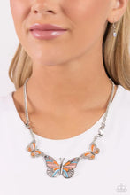 Load image into Gallery viewer, Paparazzi The FLIGHT Direction - Orange Necklace
