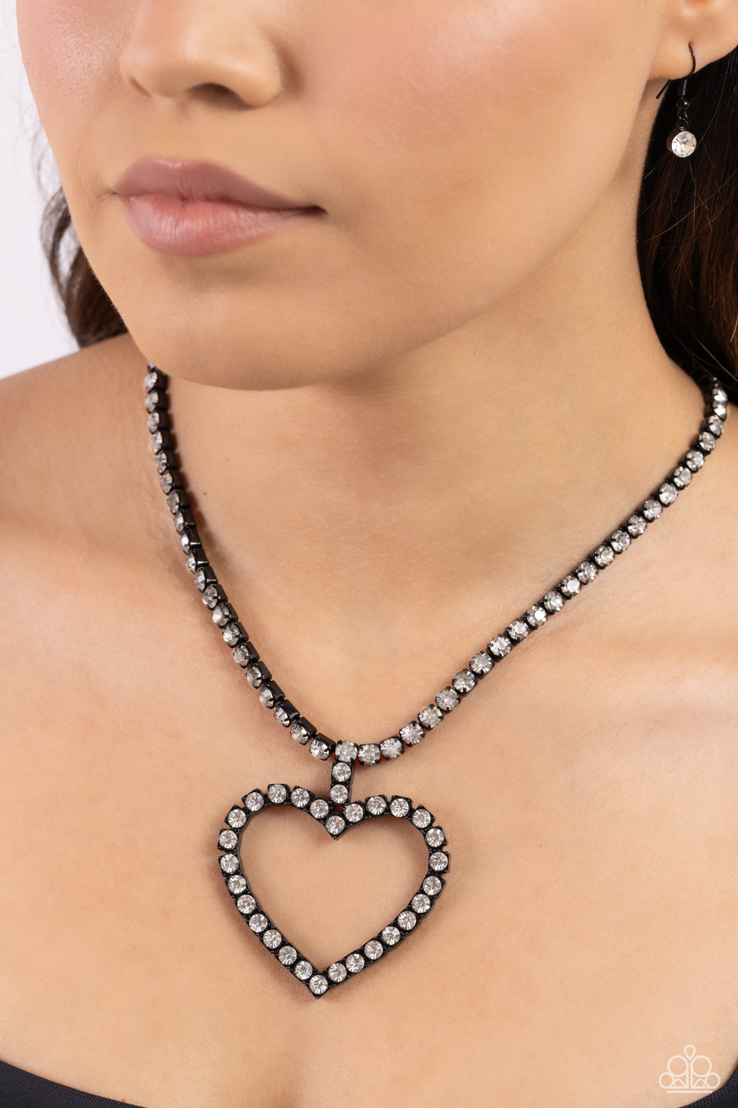 Paparazzi Flirting Fancy - Black Necklace