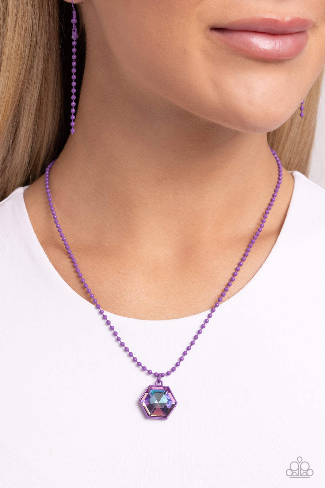 PAPARAZZI Preorder Sprinkle of Simplicity - Purple Necklace