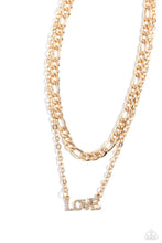 Load image into Gallery viewer, Paparazzi Lovely Layers - Gold Necklace
