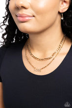 Load image into Gallery viewer, Paparazzi Lovely Layers - Gold Necklace
