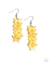 Load image into Gallery viewer, Paparazzi Aerial Ambiance - Yellow Earrings
