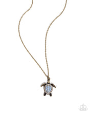 Load image into Gallery viewer, PREORDER Paparazzi Turtle Tourist - Brass Necklace
