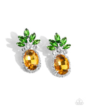 Load image into Gallery viewer, PREORDER Paparazzi Prismatic Pineapple - Yellow Earrings
