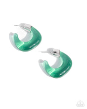 Load image into Gallery viewer, PREORDER Paparazzi Clear Charm - Green Earrings
