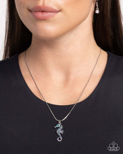 Load image into Gallery viewer, Paparazzi Seahorse Shanty - Blue Necklace
