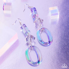 Load image into Gallery viewer, Paparazzi Iridescent Infatuation - Silver Earrings
