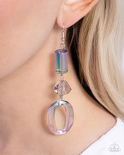 Load image into Gallery viewer, Paparazzi Iridescent Infatuation - Silver Earrings
