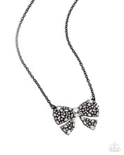 Load image into Gallery viewer, Paparazzi Bewitching Bow - Black Necklace
