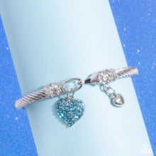 Load image into Gallery viewer, Paparazzi Heart Hour - Blue Bracelet
