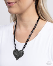 Load image into Gallery viewer, PREORDER Paparazzi Affectionate Action - Black Necklace
