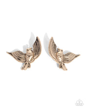 Load image into Gallery viewer, PREORDER Paparazzi Bird of PLAY - Gold Earrings
