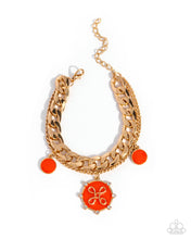 Load image into Gallery viewer, PREORDER Paparazzi Preppy Present - Orange Bracelet
