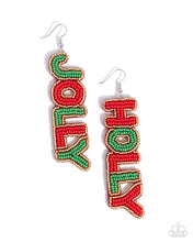 Load image into Gallery viewer, Paparazzi Jolly Holiday -  Multi Earrings
