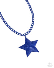 Load image into Gallery viewer, PREORDER Paparazzi Stellar Selfie - Blue Necklace
