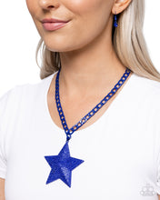 Load image into Gallery viewer, PREORDER Paparazzi Stellar Selfie - Blue Necklace
