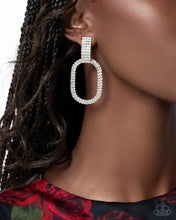 Load image into Gallery viewer, PREORDER Paparazzi Guarded Glitz - White Earrings
