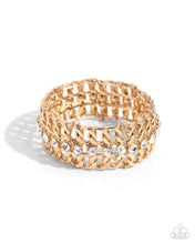 Load image into Gallery viewer, PREORDER Paparazzi Secure Shimmer - Gold Bracelet
