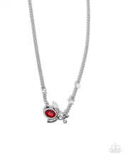 Load image into Gallery viewer, PREORDER Paparazzi Bedazzled Beetle - Red Necklace
