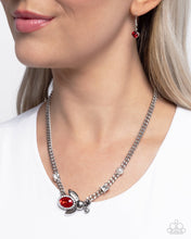 Load image into Gallery viewer, PREORDER Paparazzi Bedazzled Beetle - Red Necklace
