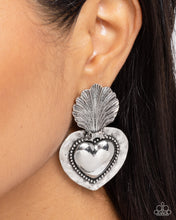 Load image into Gallery viewer, Paparazzi Mythical Moment - Silver Earrings
