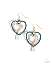 Load image into Gallery viewer, PREORDER Paparazzi Soft and Sweet - Green Earrings
