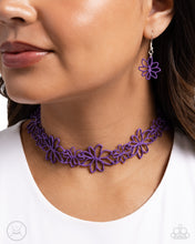 Load image into Gallery viewer, Paparazzi Bouquet Blend - Purple Choker Necklace
