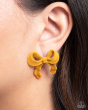 Load image into Gallery viewer, PREORDER Paparazzi Dapper Dedication - Yellow Earrings
