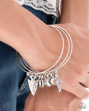 Load image into Gallery viewer, Paparazzi Chief of Confidence - Silver Bracelet
