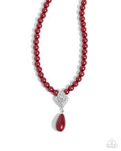 Load image into Gallery viewer, PREORDER Paparazzi Eternal Elegance - Red Necklace
