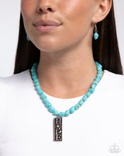 Load image into Gallery viewer, PREORDER Paparazzi Hopeful Headline - Blue Necklace
