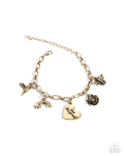 Load image into Gallery viewer, PREORDER Paparazzi Positive Outlook - Gold Bracelet
