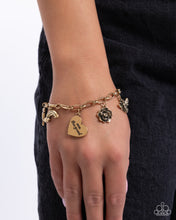 Load image into Gallery viewer, PREORDER Paparazzi Positive Outlook - Gold Bracelet
