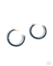 Load image into Gallery viewer, PREORDER Paparazzi Chiseled Crescendo - Blue Earrings
