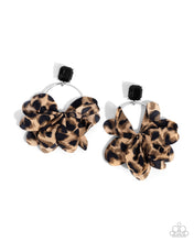 Load image into Gallery viewer, Paparazzi  Charming Cheetah - Black Earrings
