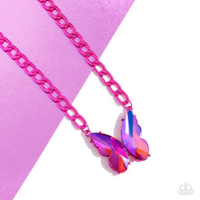 Load image into Gallery viewer, Paparazzi Fascinating Flyer - Pink Necklace
