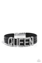 Load image into Gallery viewer, Paparazzi Queen of My Life - Black Bracelet
