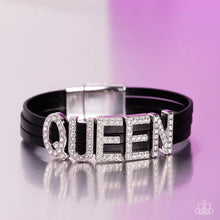 Load image into Gallery viewer, Paparazzi Queen of My Life - Black Bracelet
