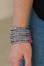 Load image into Gallery viewer, Wham Bam Glam - Purple Wrap Bracelet - Demetra&#39;s Bling Boutique
