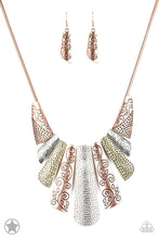 Load image into Gallery viewer, Untamed - Copper, Silver and Brass Plate Necklace - Demetra&#39;s Bling Boutique
