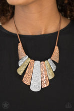 Load image into Gallery viewer, Untamed - Copper, Silver and Brass Plate Necklace - Demetra&#39;s Bling Boutique
