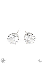 Load image into Gallery viewer, Just In TIMELESS - White Rhinestone Earrings - Demetra&#39;s Bling Boutique
