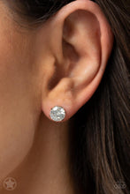 Load image into Gallery viewer, Just In TIMELESS - White Rhinestone Earrings - Demetra&#39;s Bling Boutique
