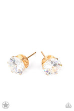 Load image into Gallery viewer, Just In TIMELESS - Gold Rhinestone Earrings - Demetra&#39;s Bling Boutique
