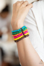 Load image into Gallery viewer, Diving In Maldives Wooden Beaded Bracelet - Demetra&#39;s Bling Boutique
