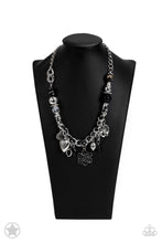 Load image into Gallery viewer, Charmed, I Am Sure - Black Charm Necklace - Demetra&#39;s Bling Boutique
