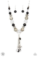 Load image into Gallery viewer, Break A Leg - Black Marbelized Necklace - Demetra&#39;s Bling Boutique
