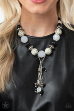 Load image into Gallery viewer, Break A Leg - Black Marbelized Necklace - Demetra&#39;s Bling Boutique
