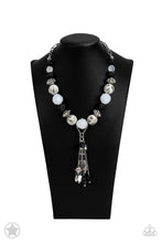 Load image into Gallery viewer, Break A Leg - Black Marbelized Necklace - Demetra&#39;s Bling Boutique
